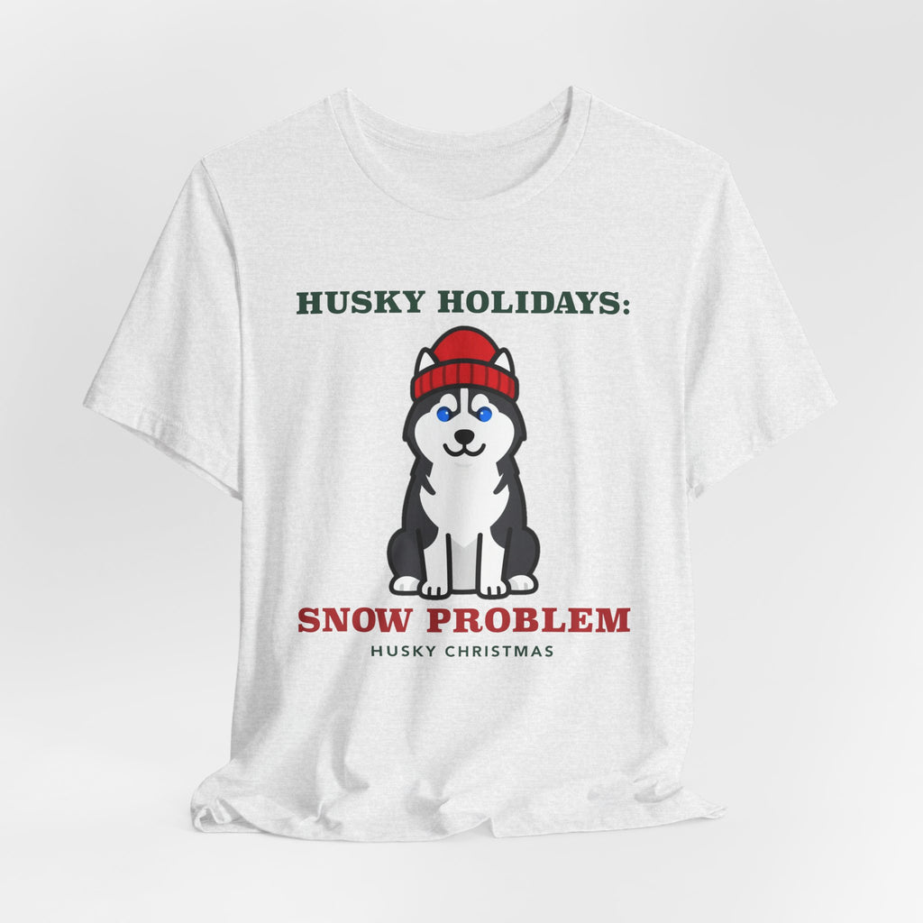 Husky Christmas Shirt | Siberian Husky Snow Problem Christmas Tee | Husky Mom Dog Christmas Gift