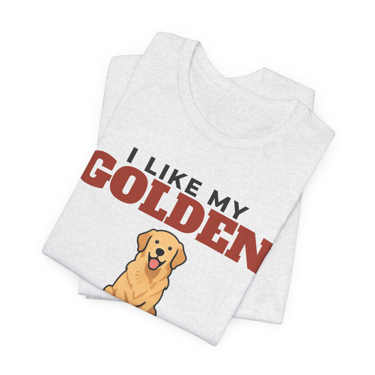 I Like My Golden Retriever, Cold Beer and Maybe 3 People Tee | Funny Golden Retriever Dad Gift