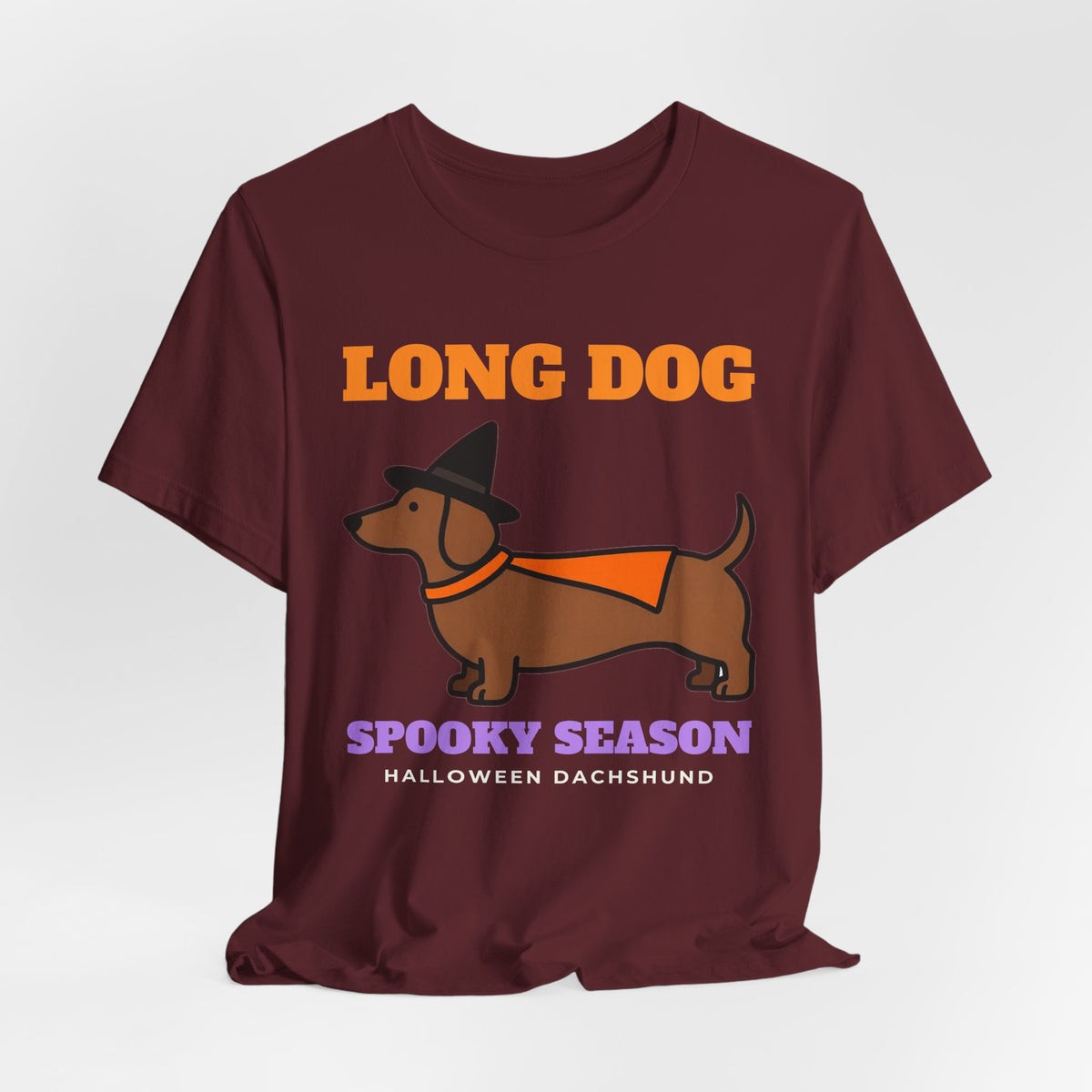 Dachshund Halloween Shirt - Long Dog Spooky Season Tee | Doxie Mom Gift