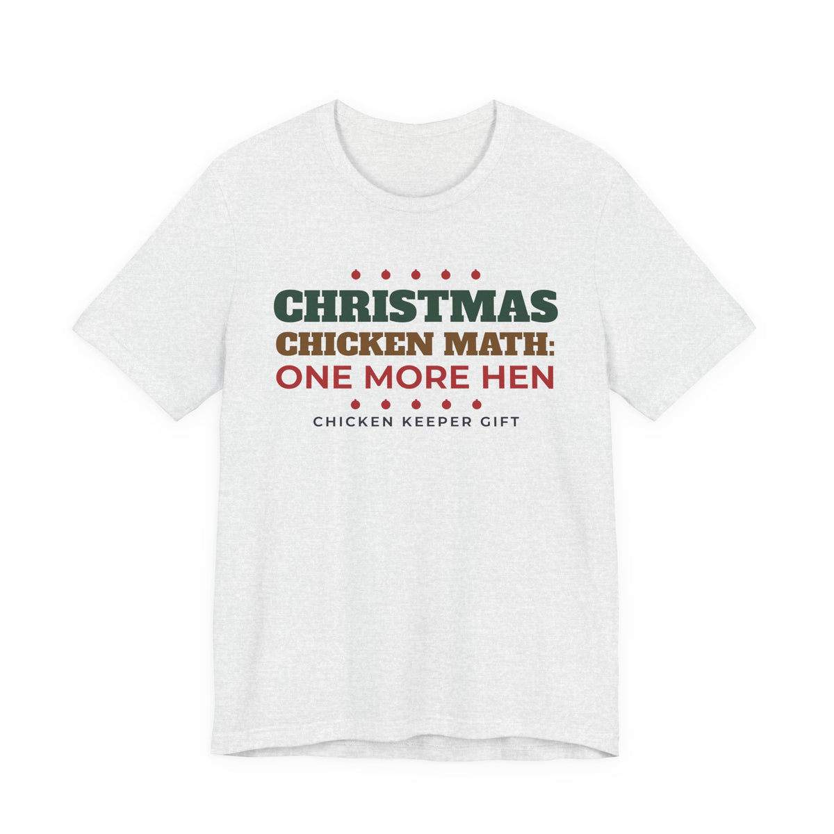 Chicken Math Christmas Tee