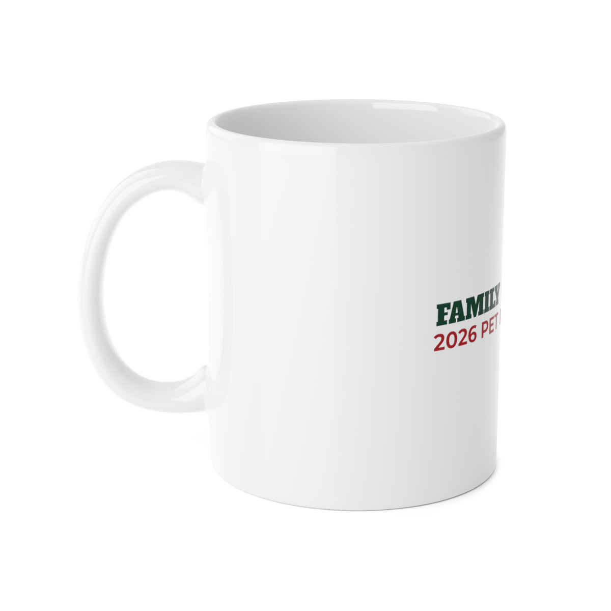 Family Christmas 2026 Pet Parent Squad Mug