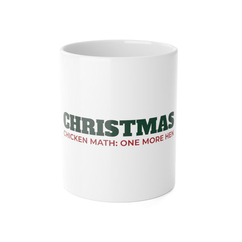 Chicken Math Christmas Mug