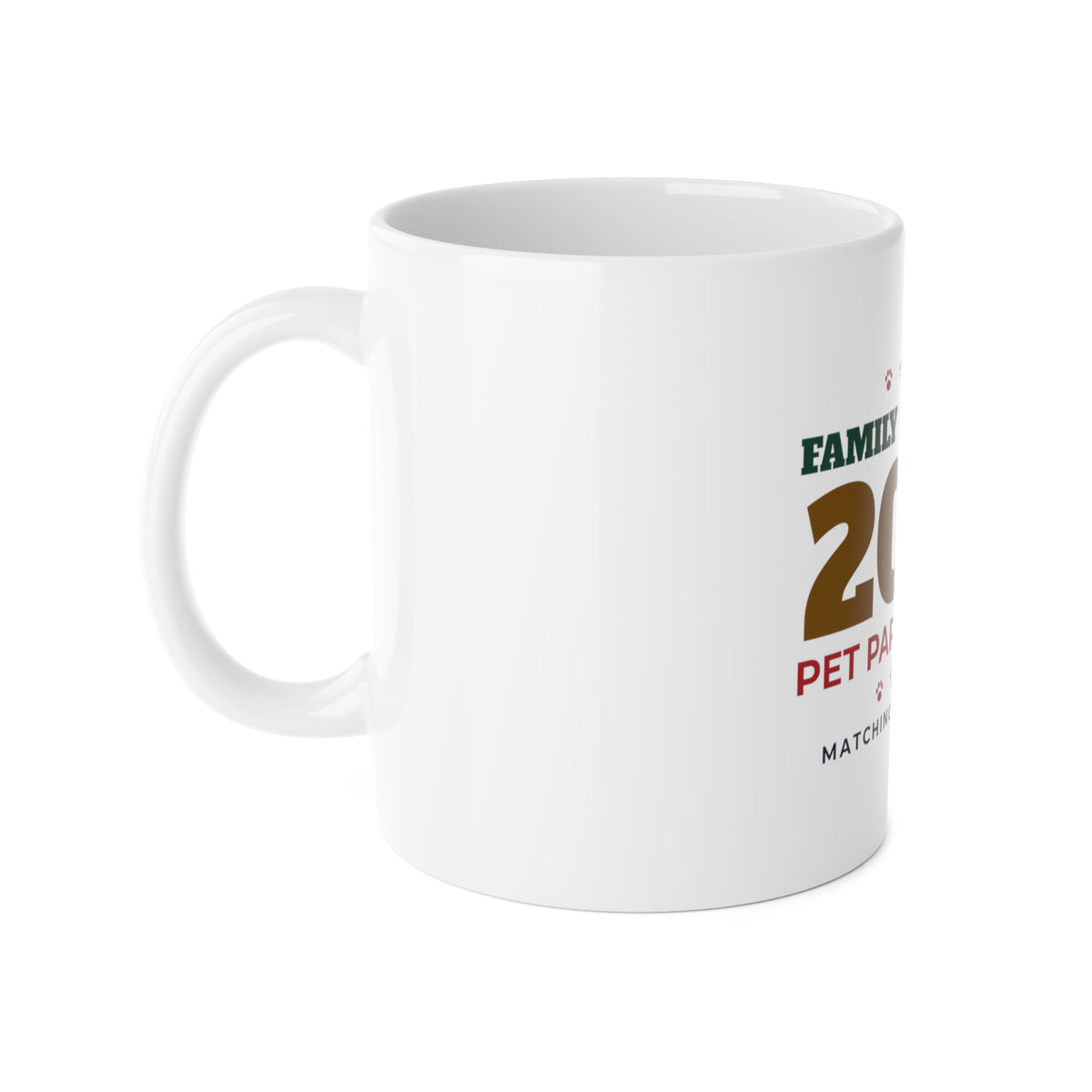 Family Christmas 2026 Pet Parent Squad mug, matching holiday gift