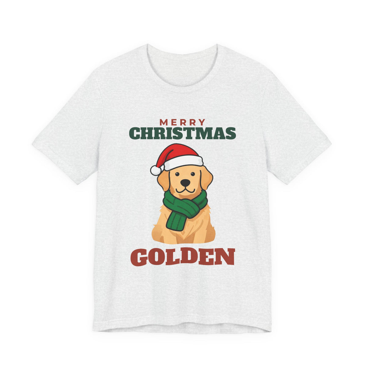 Christmas Golden Retriever tee, Merry Christmas golden retriever gift by Passtime Goods