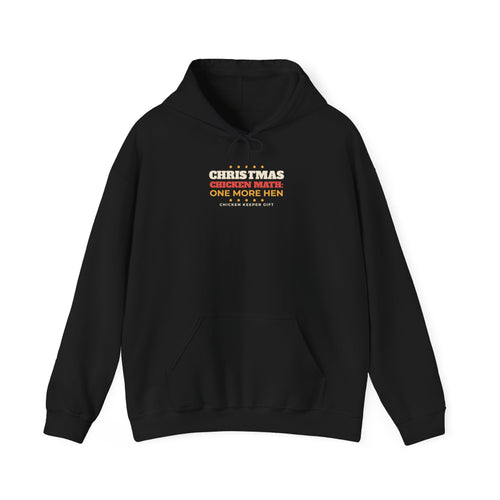 Chicken Math Christmas Hoodie - original hoodie design by Pastime Goods