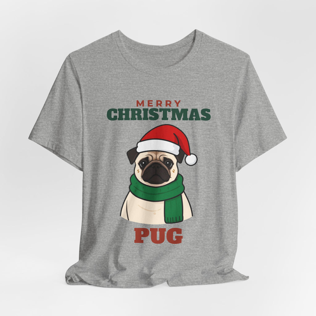 Christmas Pug Tee | Merry Christmas Pug Gift