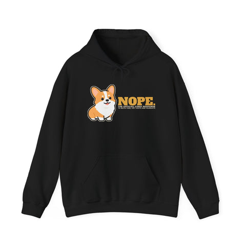 Nope. Funny Corgi Hoodie | Corgi Lover Gift