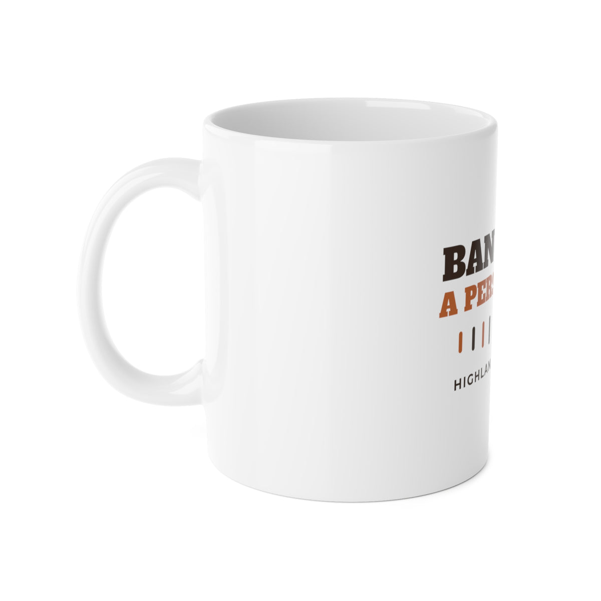 Highland Cow Mug - Bangs Are a Personality Coffee Cup | Highland Cow Gift