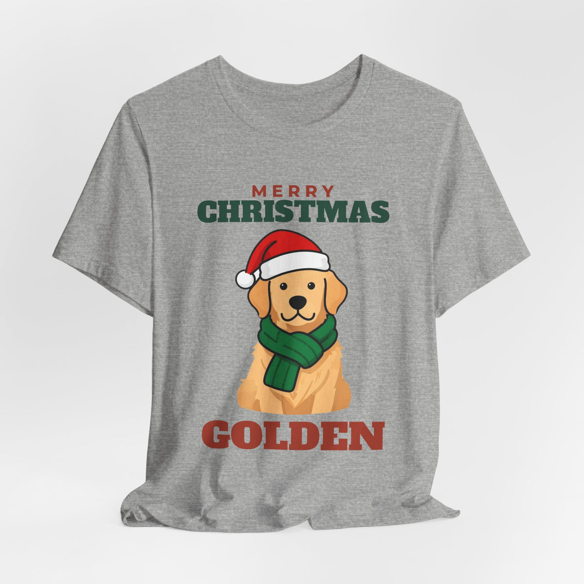 Christmas Golden Retriever Tee | Merry Christmas Golden Retriever Gift