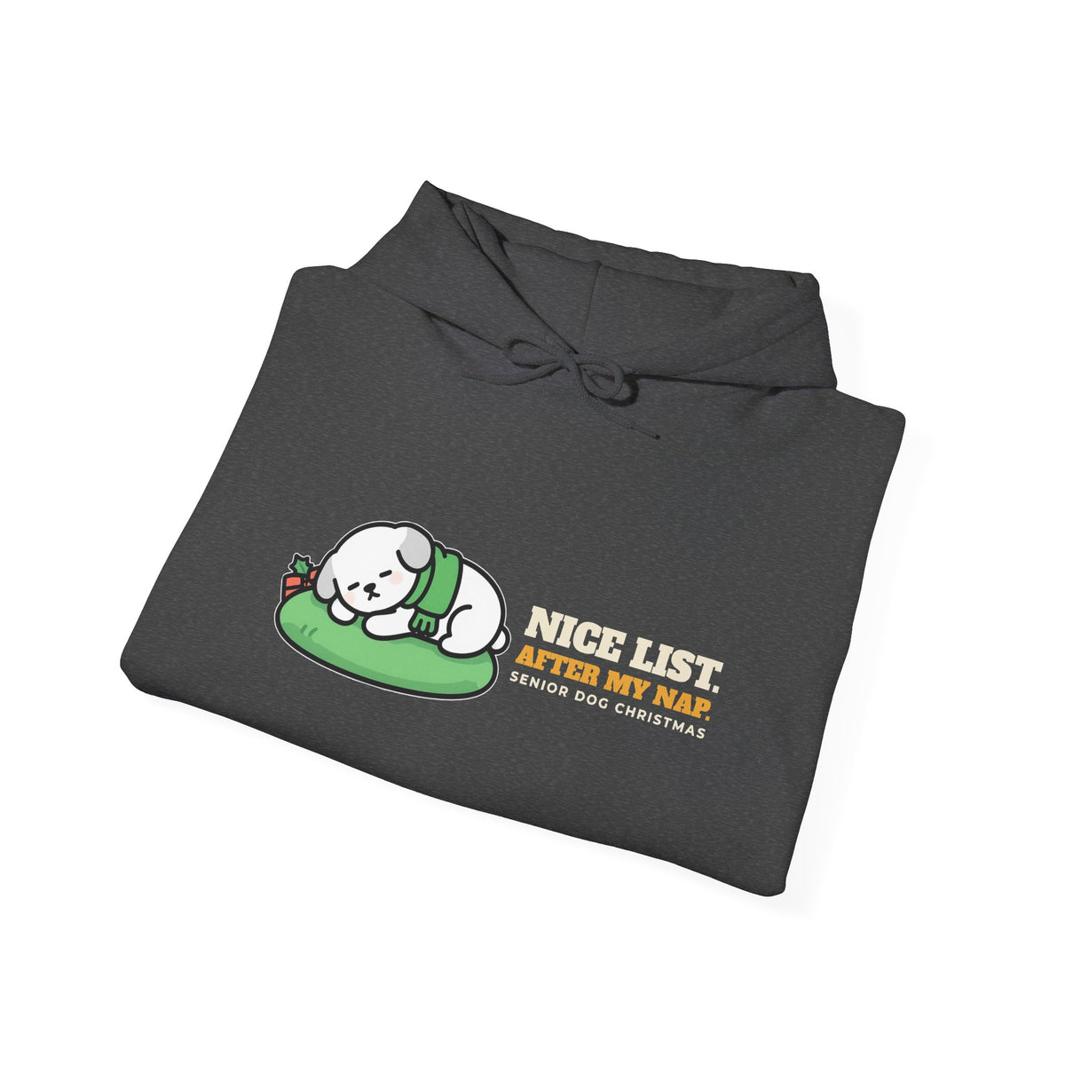 Dog Christmas Hoodie - Nice List After My Nap | Dog Dad Christmas Gift