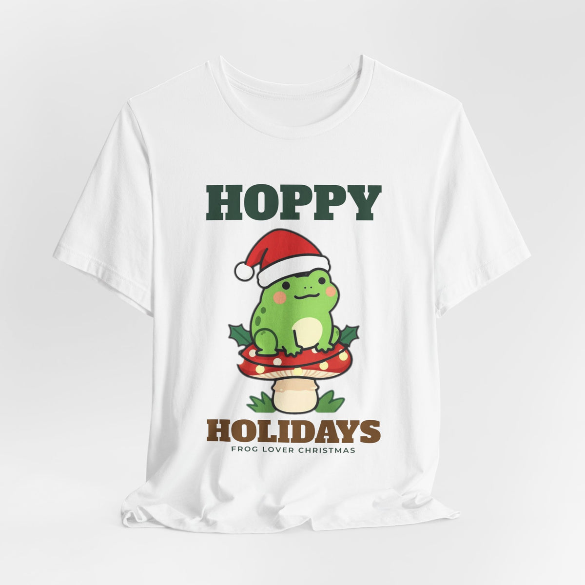 Hoppy Holidays Frog Christmas Tee