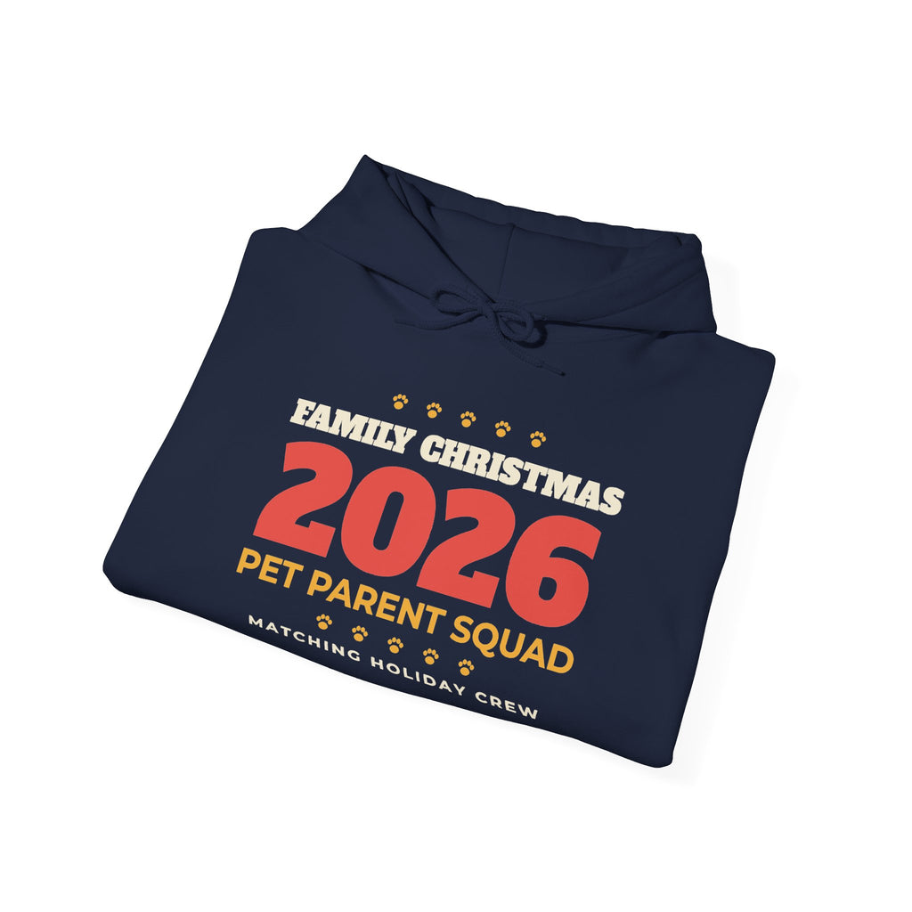 Family Christmas 2026 Pet Parent Squad Hoodie