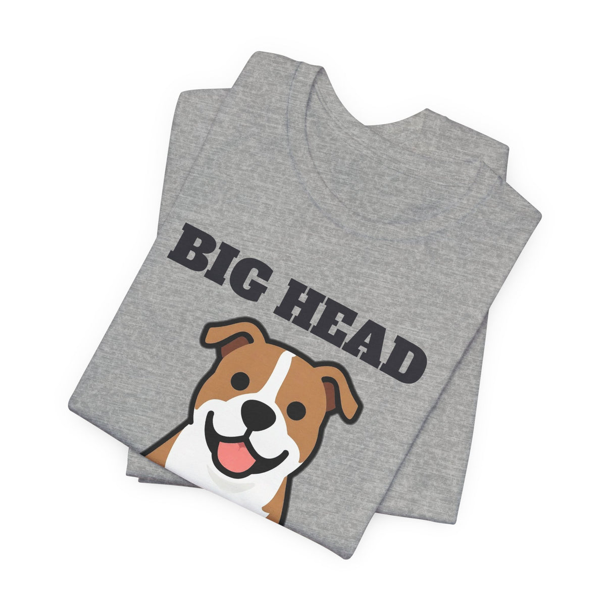 Big Head, Bigger Heart Pit Bull Tee | Pit Bull Gift