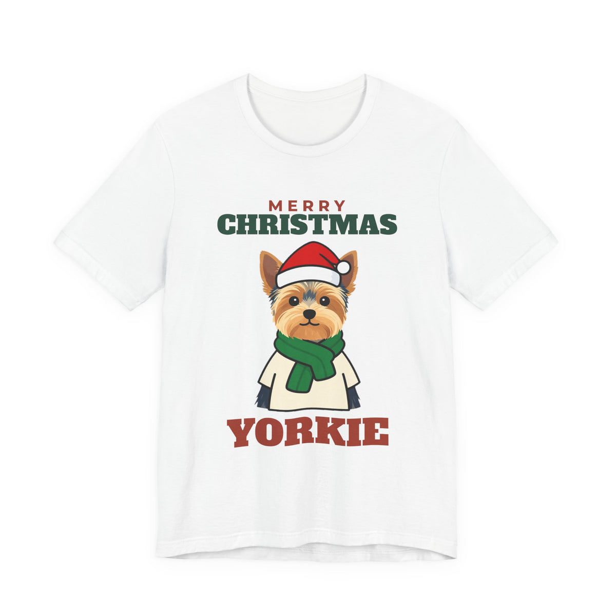 Christmas Yorkie Tee | Merry Christmas Yorkie Gift