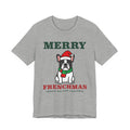 French Bulldog Christmas Shirt | Merry Frenchmas Frenchie Tee | Frenchie Mom Dog Christmas Gift