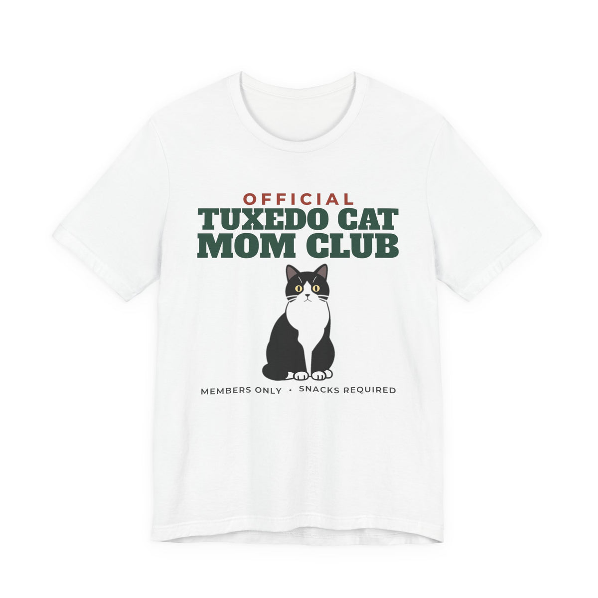 Official Tuxedo Cat Mom Club Tee | Tuxedo Cat Mom Gift