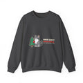 Funny Cat Christmas Crewneck Sweatshirt, Nice List Debatable Cat Crewneck Sweatshirt, Cat Mom Christmas Gift, Cat Dad Holiday Crewneck Sweatshirt, Naughty Cat Lover Gift