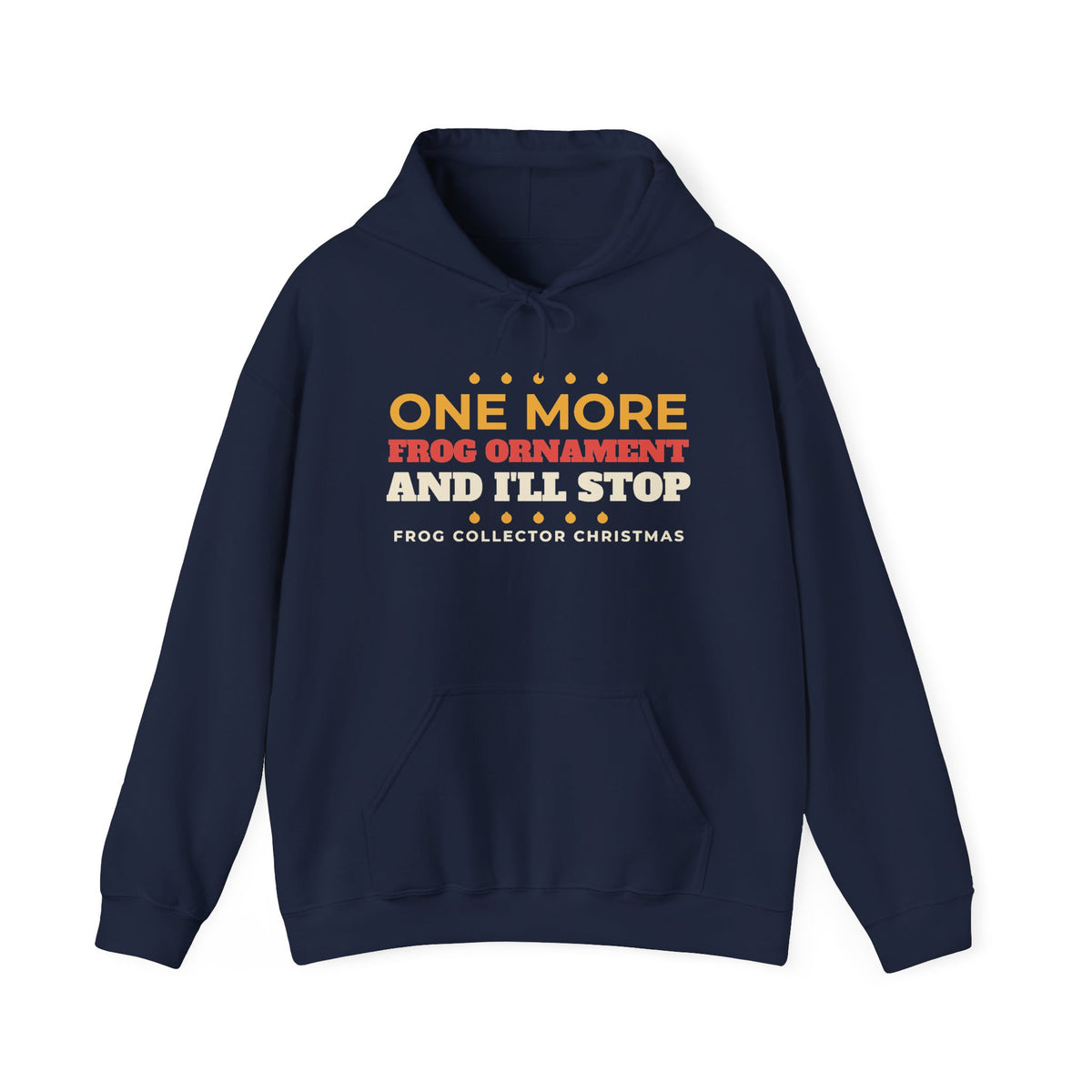 One More Frog Ornament Christmas Hoodie