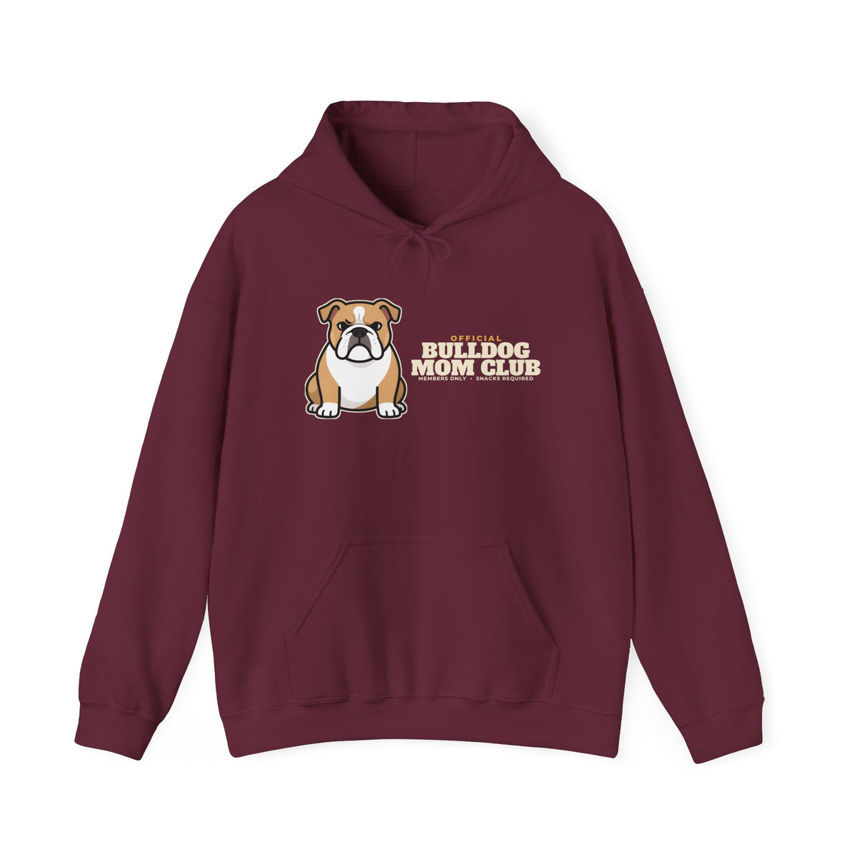 Official Bulldog Mom Club Hoodie | Bulldog Mom Gift