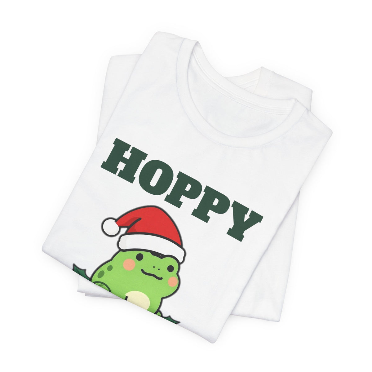 Hoppy Holidays Frog Christmas Tee