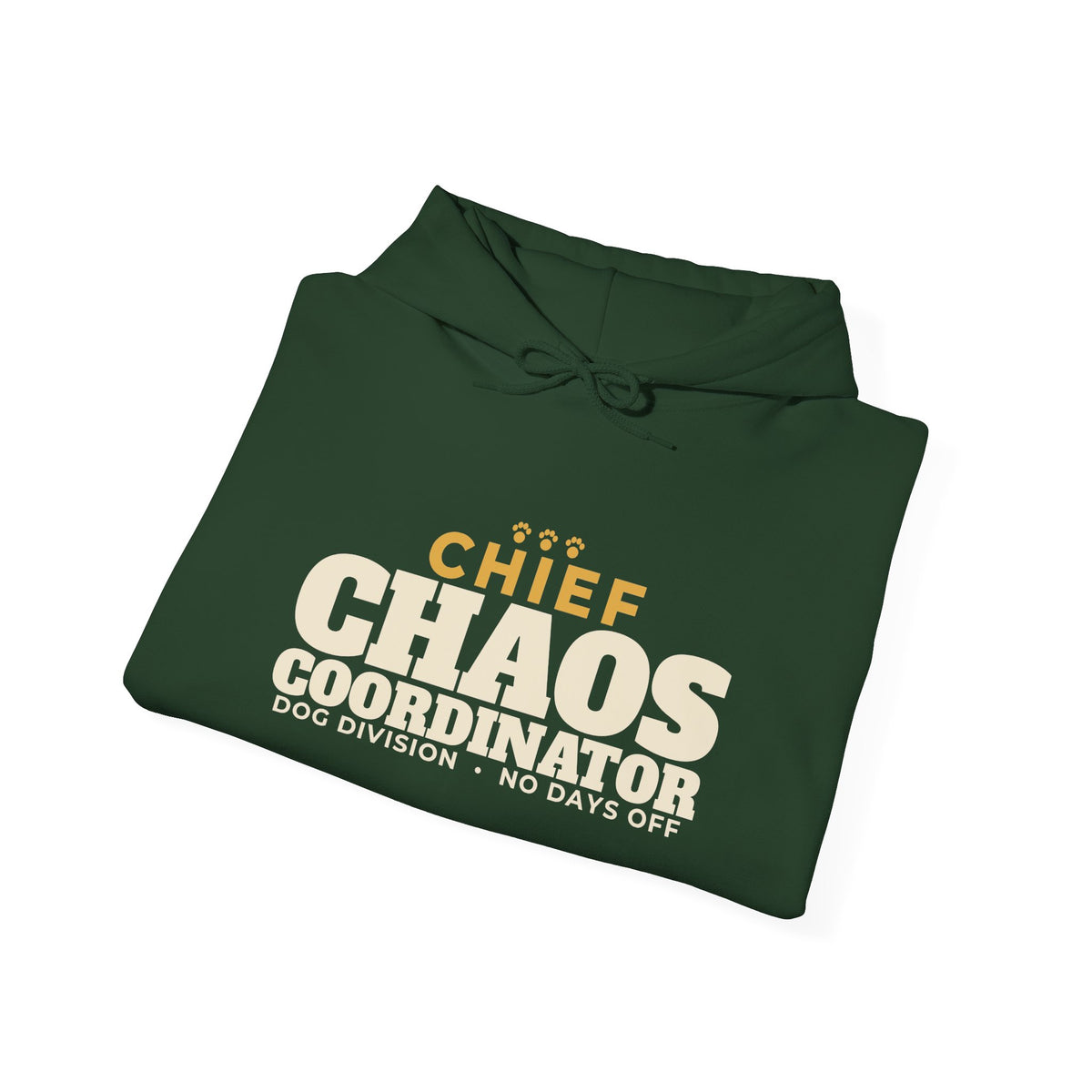 Chief Chaos Coordinator, Dog Division Hoodie | Funny Dog Mom Gift