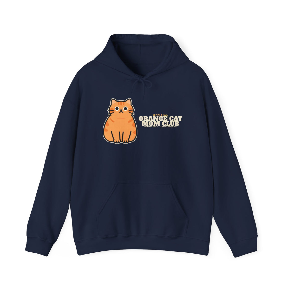 Official Orange Cat Mom Club Hoodie | Orange Cat Mom Gift