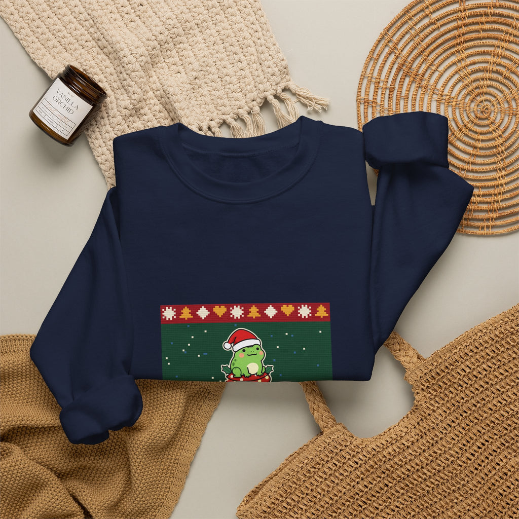 Hoppy Christmas Ugly Sweater Crewneck Sweatshirt