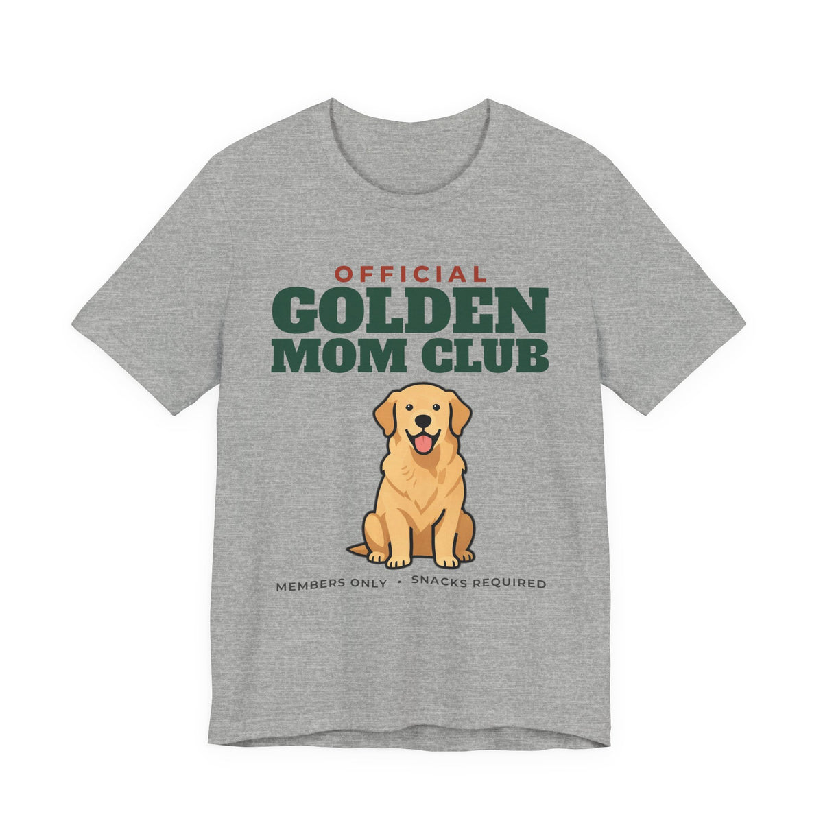 Official Golden Retriever Mom Club Tee | Golden Retriever Mom Gift