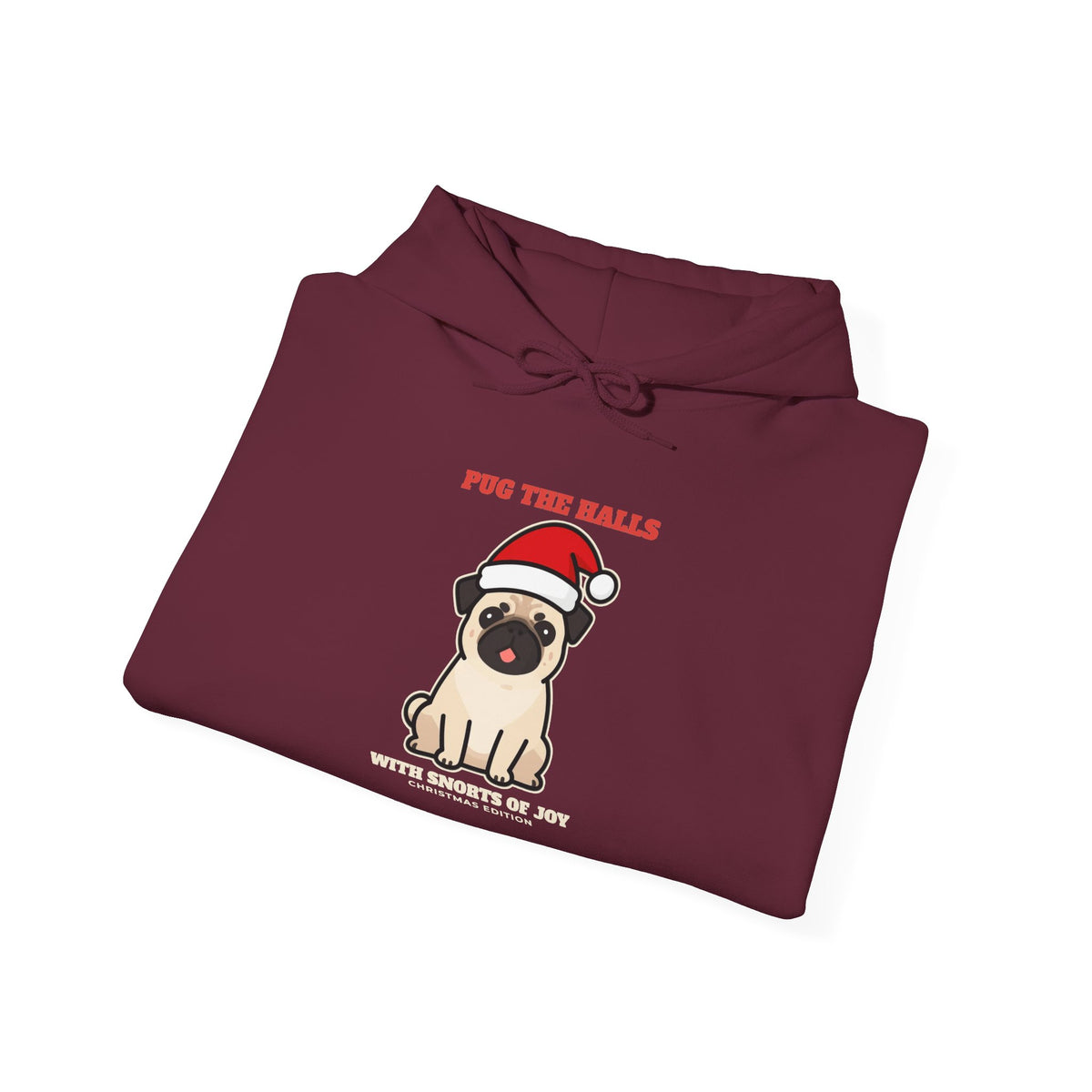 Pug the Halls Christmas Hoodie | Pug Gift