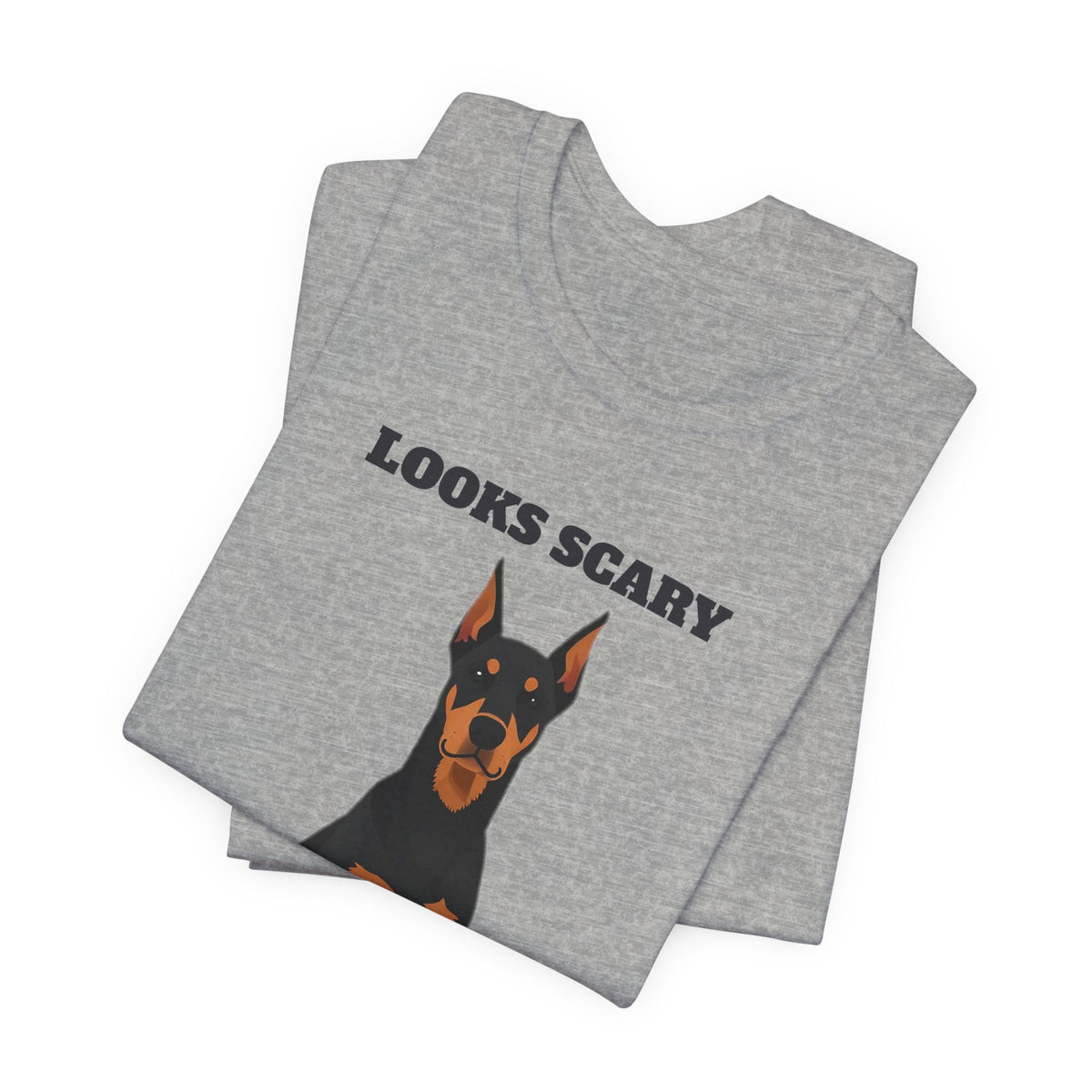 Looks Scary, Wants Cuddles Doberman Tee | Doberman Gift