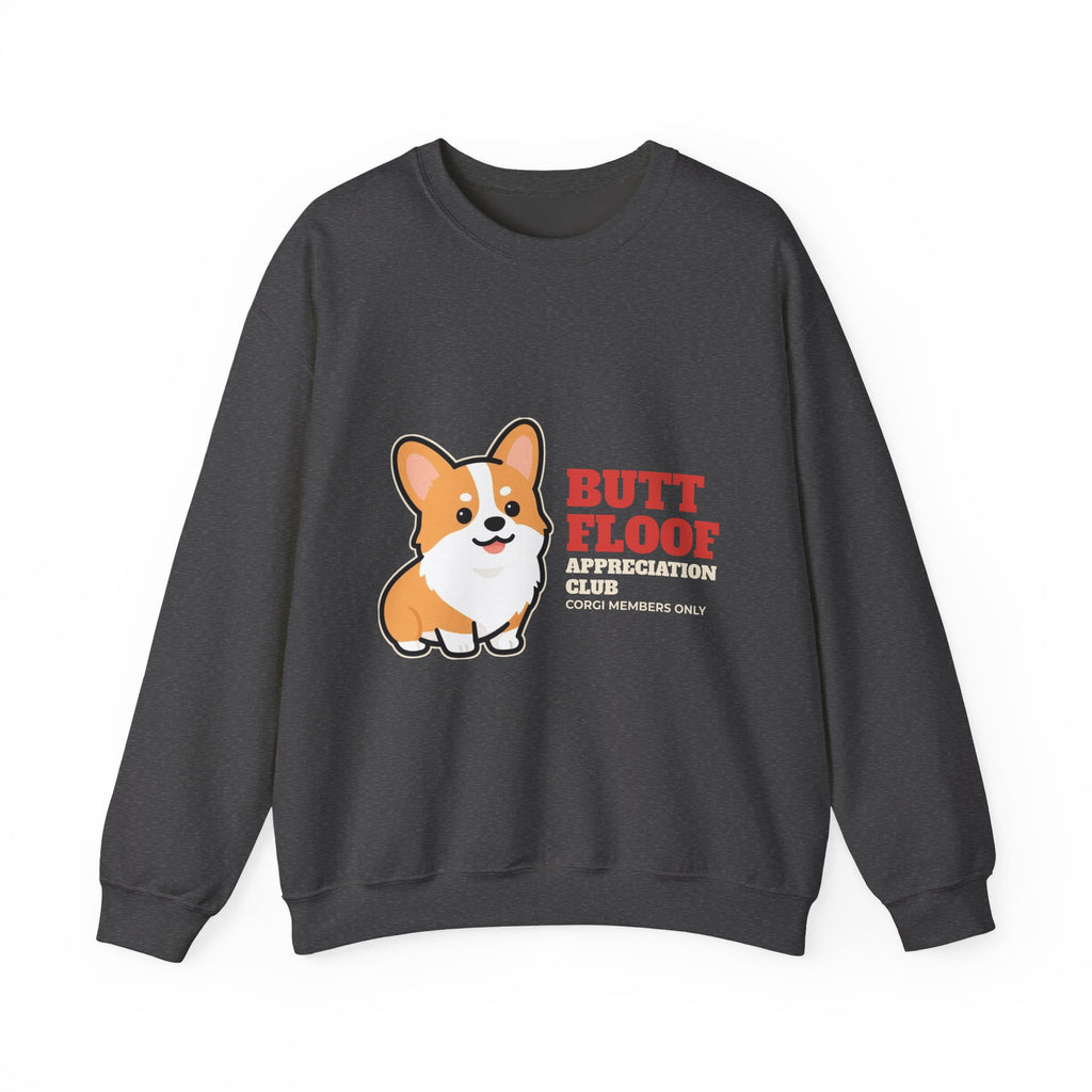 Corgi Butt Floof Appreciation Club Crewneck Sweatshirt | Corgi Gift