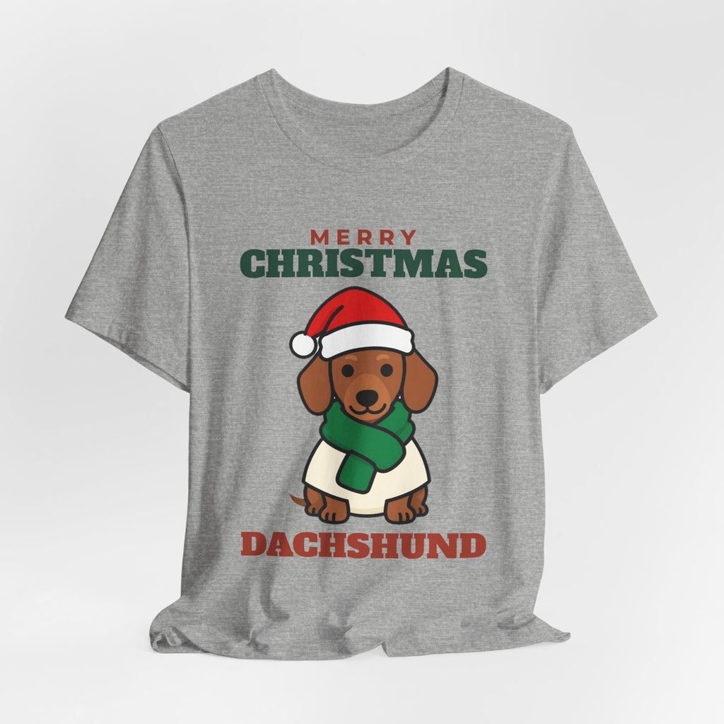 Christmas Dachshund Tee | Merry Christmas Dachshund Gift
