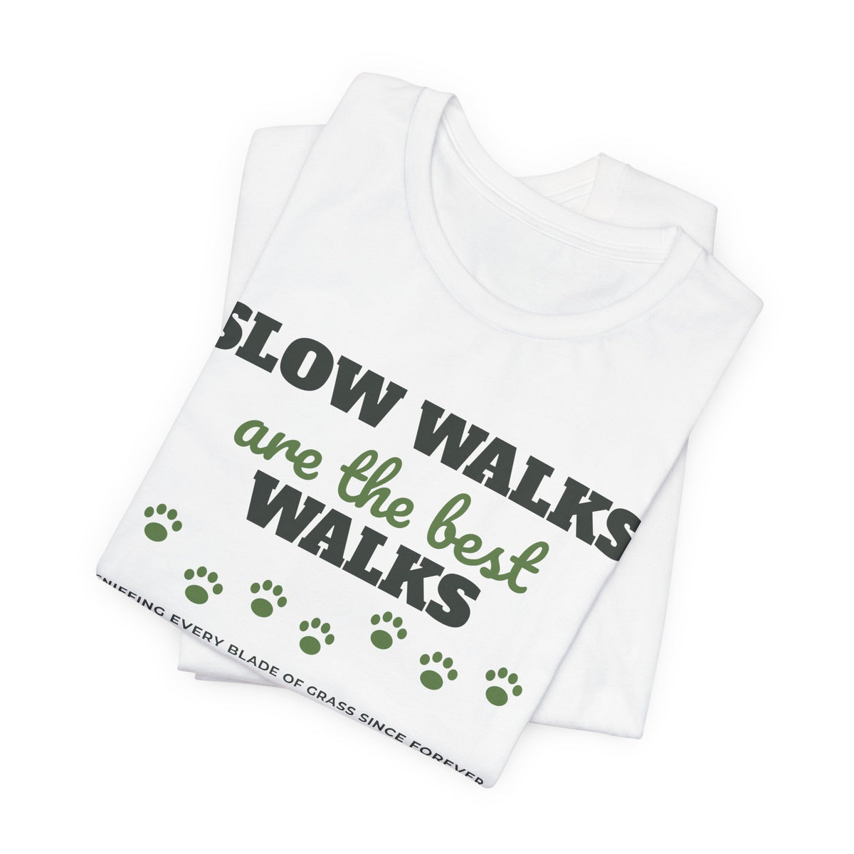 Old Dog Shirt - Slow Walks Are the Best Walks Tee | Senior Dog Gift