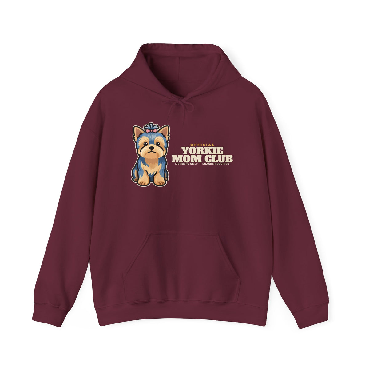 Official Yorkie Mom Club Hoodie | Yorkie Mom Gift