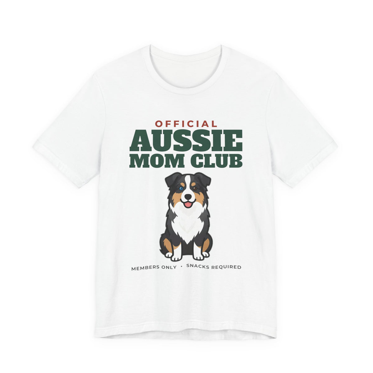 Official Australian Shepherd Mom Club Tee | Australian Shepherd Mom Gift