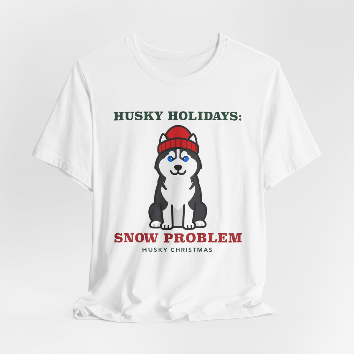 Husky Christmas Shirt | Siberian Husky Snow Problem Christmas Tee | Husky Mom Dog Christmas Gift