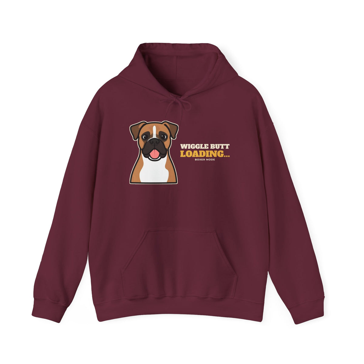 Wiggle Butt Loading Boxer Hoodie | Boxer Gift