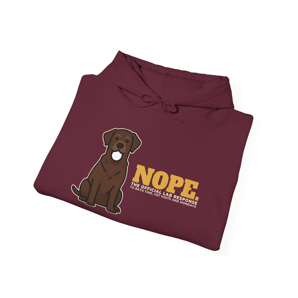 Nope. Funny Labrador Hoodie | Labrador Lover Gift
