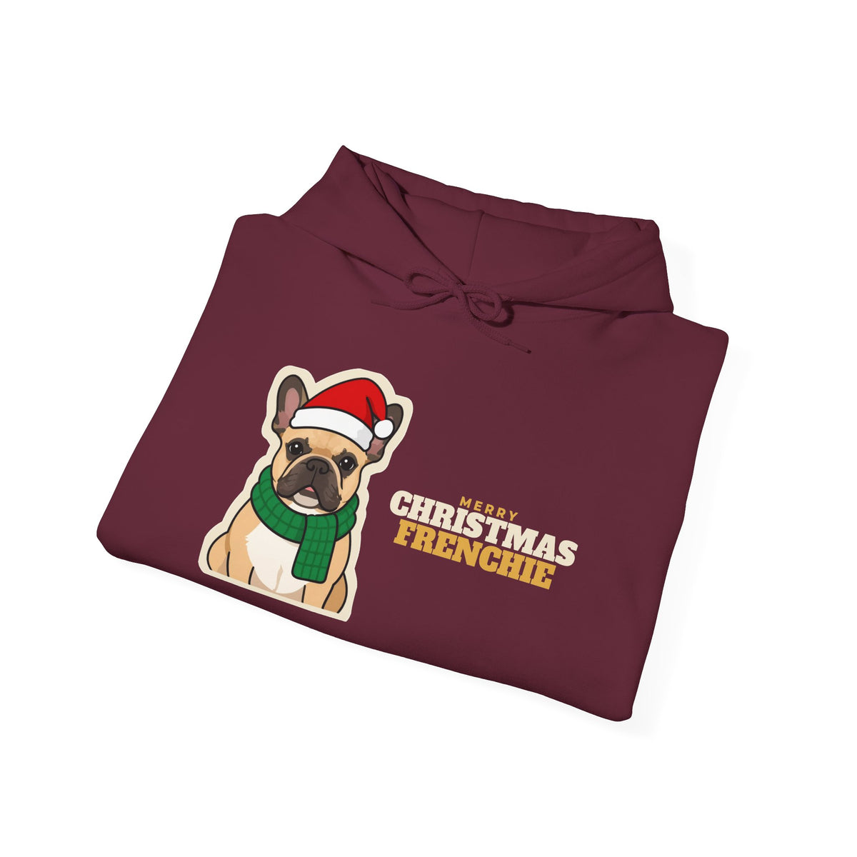 Christmas French Bulldog Hoodie | Merry Christmas French Bulldog Gift
