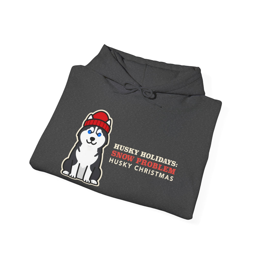 Husky Christmas Hoodie | Siberian Husky Snow Problem Christmas Sweatshirt | Husky Mom Dog Christmas Gift