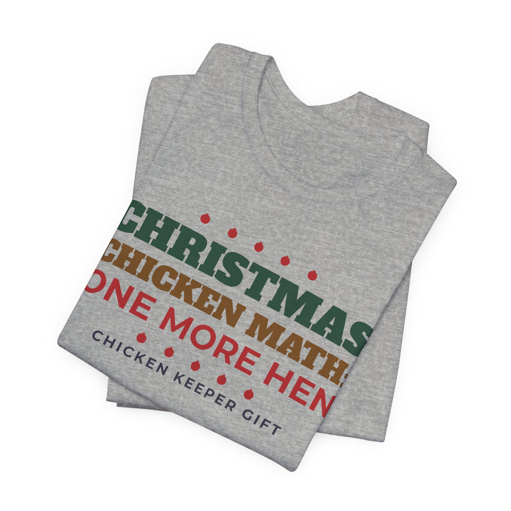 Chicken Math Christmas Tee