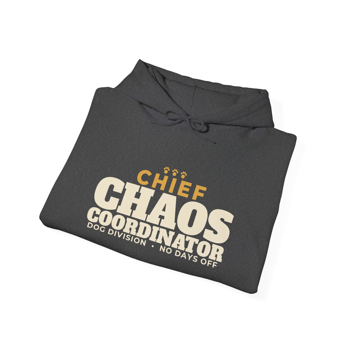 Chief Chaos Coordinator, Dog Division Hoodie | Funny Dog Mom Gift