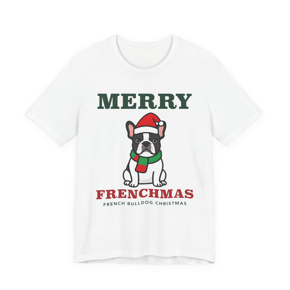 French Bulldog Christmas Shirt | Merry Frenchmas Frenchie Tee | Frenchie Mom Dog Christmas Gift