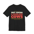 Hot Cocoa and Highland Cows Christmas Tee