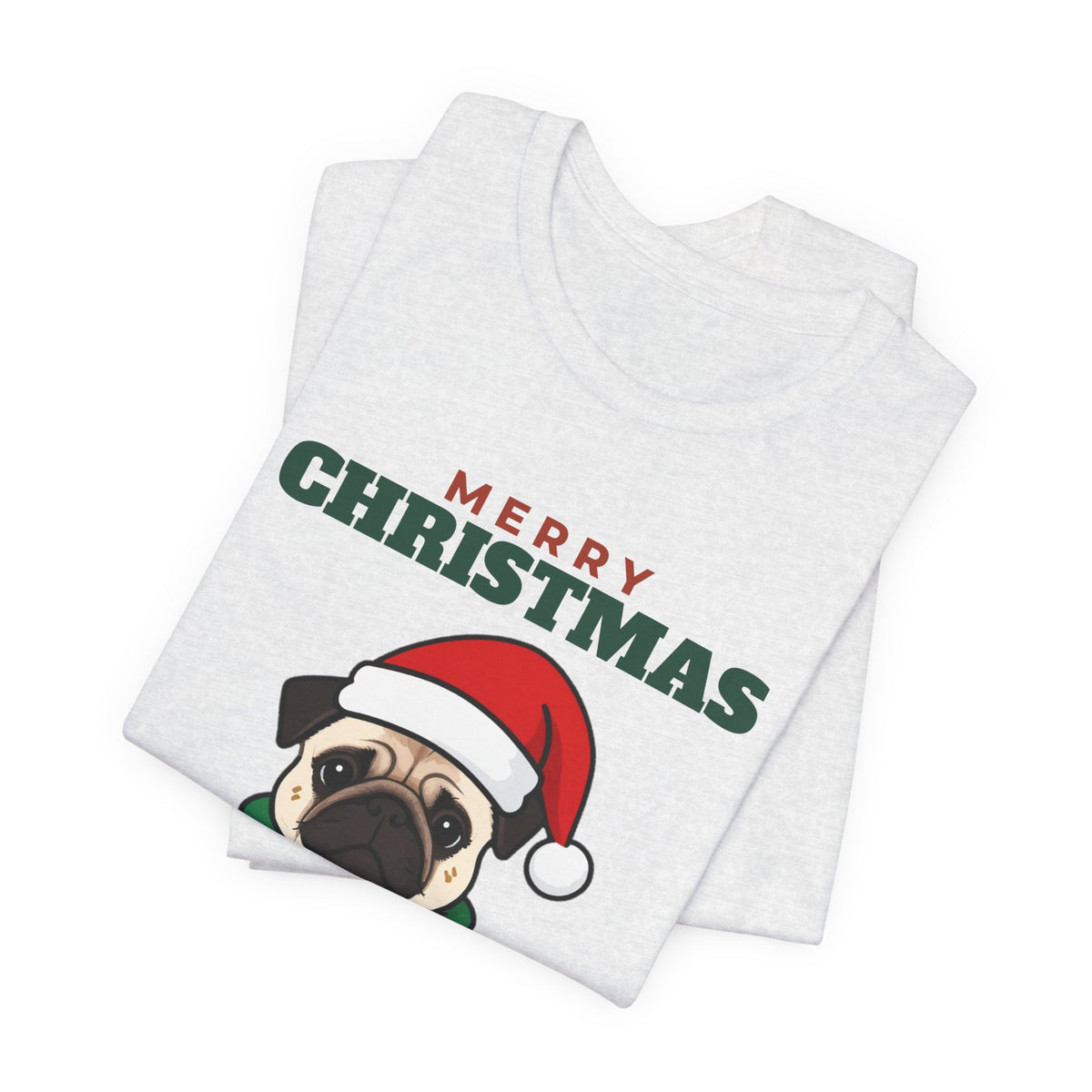 Christmas Pug Tee | Merry Christmas Pug Gift