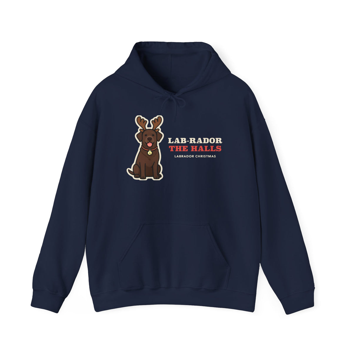 Labrador Christmas Hoodie | Lab Reindeer Christmas Sweatshirt | Lab Mom Dog Christmas Gift