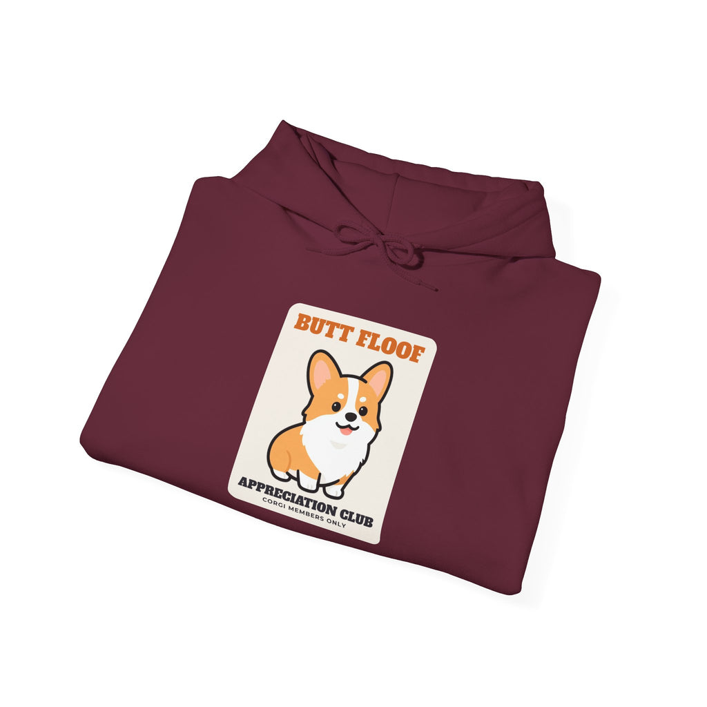Corgi Butt Floof Appreciation Club Hoodie | Corgi Gift