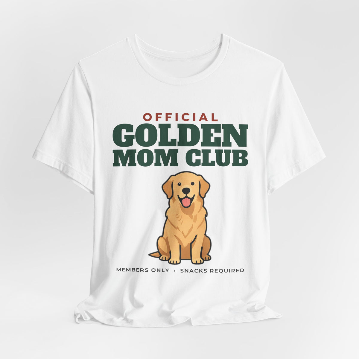 Official Golden Retriever Mom Club Tee | Golden Retriever Mom Gift