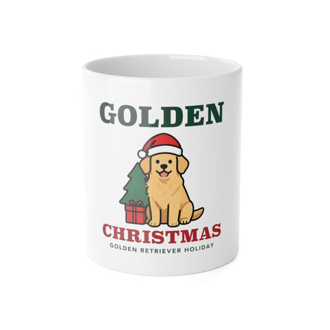 Golden Retriever Christmas Mug | Golden Christmas Coffee Cup | Dog Mom Christmas Gift