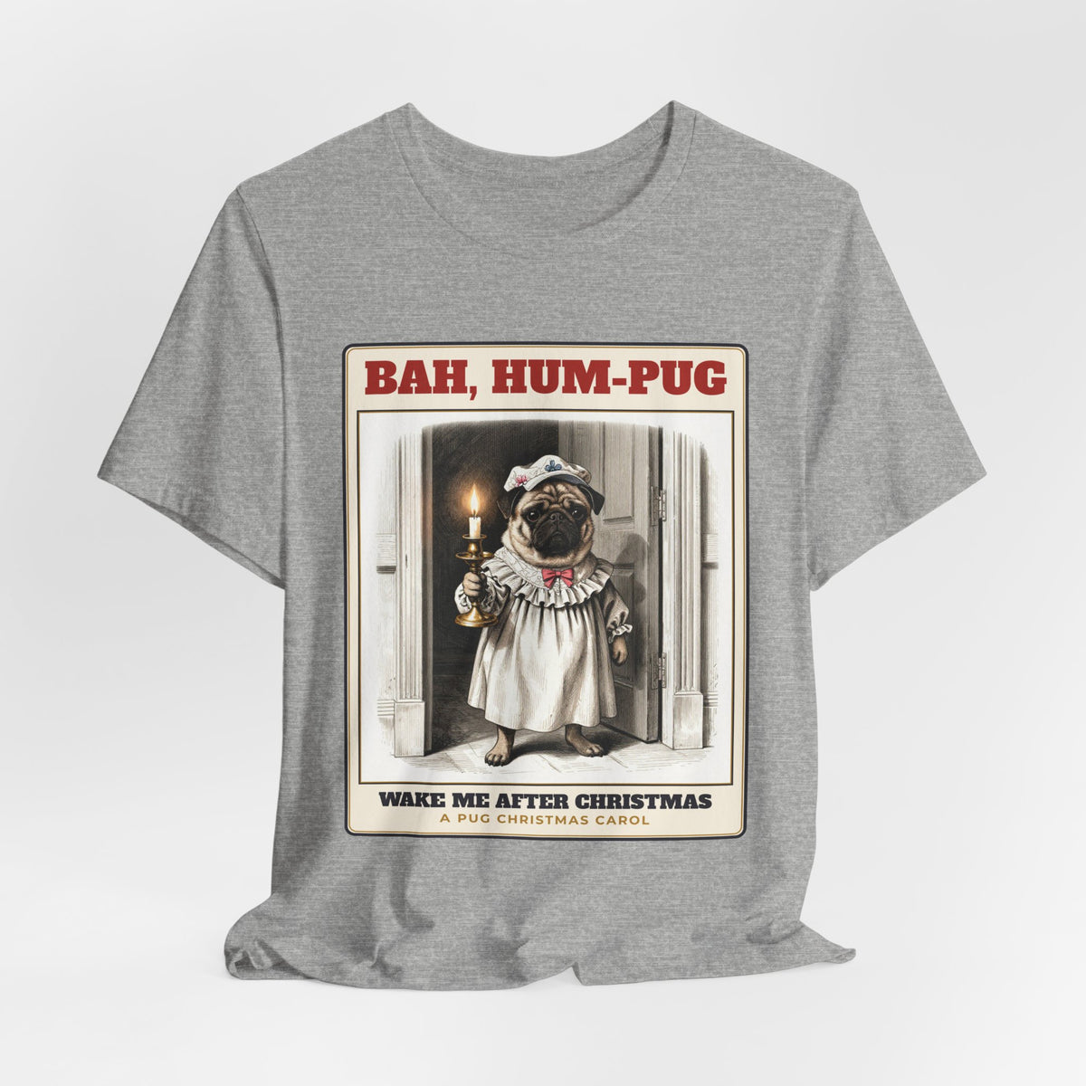 Bah, Hum-Pug Christmas Tee | Pug Gift